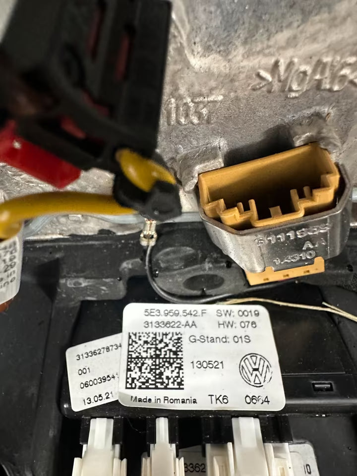 5E3959542F Lederlenkrad Multifunktion Wippschaltung Skoda Octavia