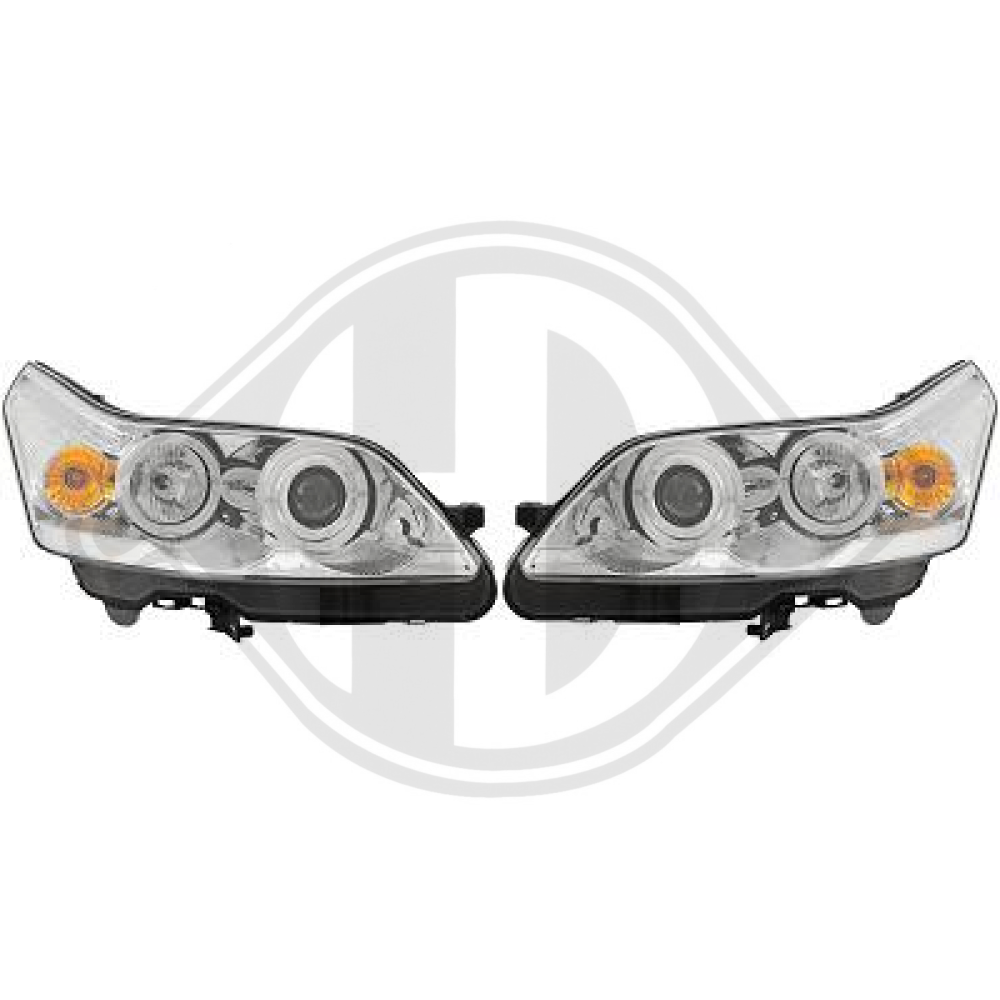 DESIGNSCHEINWERFER SET C4, 04-09 +MOTOREN FÜR LWR 4072380
