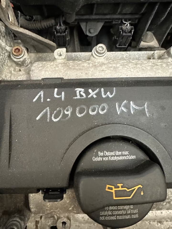 BXW Motor 1,4 Benzin Motor 109000km Neue Zahnriemen Top