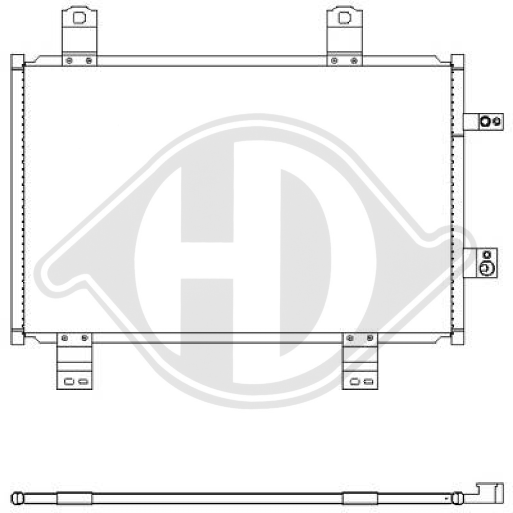DA6G61480 KONDENSATOR MAZDA CX3 1,5D Man. DCC1961