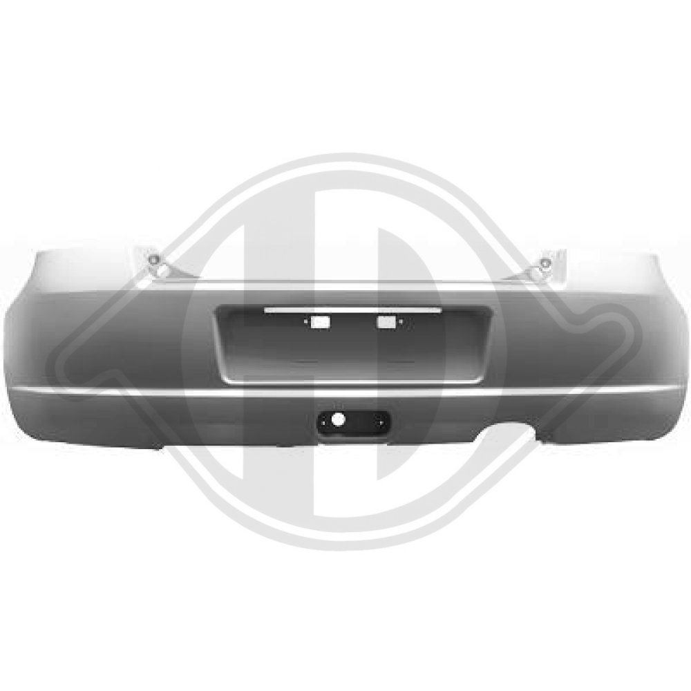 7181162J00799 Stoßstange hinten für SUZUKI SWIFT III (MZ, EZ) 05-07 LACKIERFÄHIG 6414055