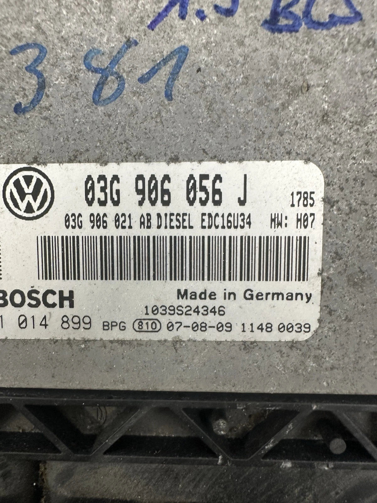 03G906056J Motorsteuergerät VW Golf V 1.9 BLS 03G 906 056 J