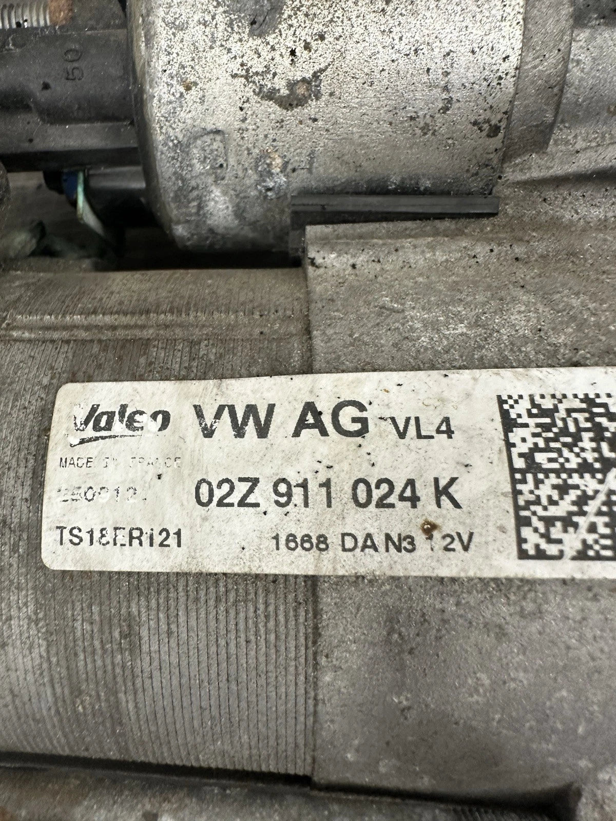 02Z911024K Anlasser Starter VW Polo 6R