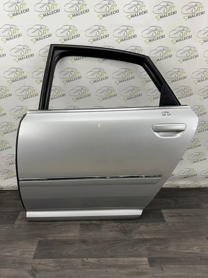 Türe Tür Hinten Links Audi A8 D3 4E Modelle Farbe LY7W Silber
