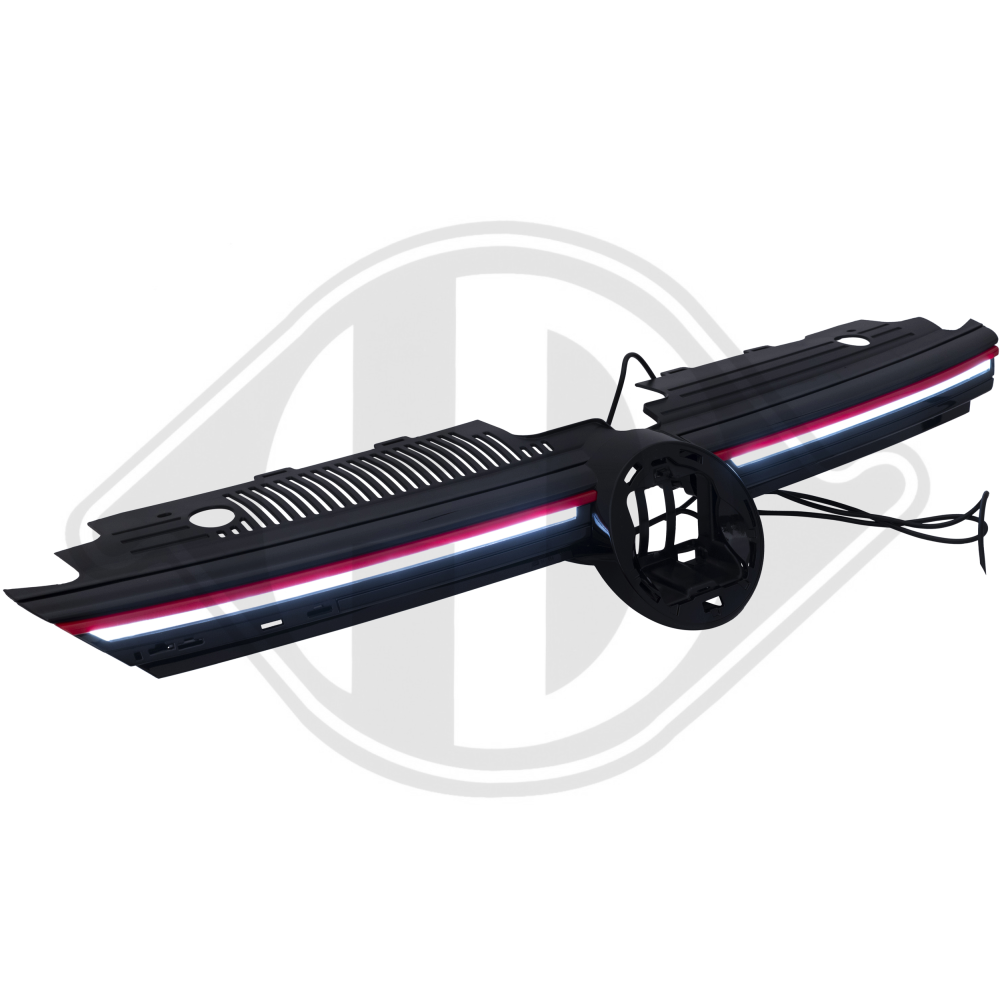 5H0853651N 041 SPORTGRILL+LED  VW GOLF 8, 20-24  SCHW./ROT GTI-LOOK, 2218041