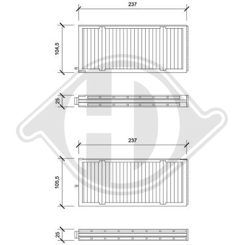 S97030H1742AT INNENRAUMFILTER  HYUNDAI Terracan  06.01-03.08 DCI0838S