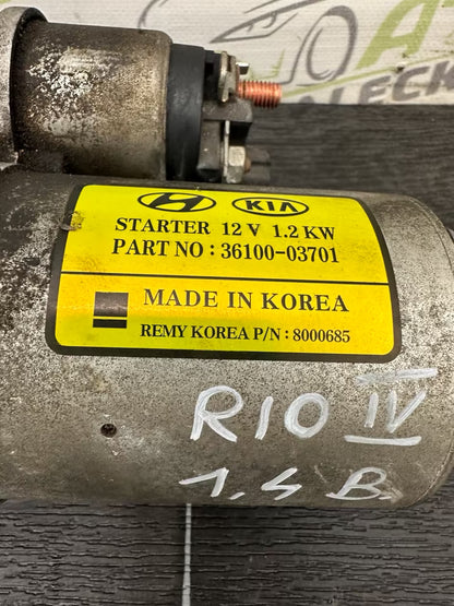 36100-03701 Anlasser Starter Kia Rio IV YB Modell 1,4 Benzin