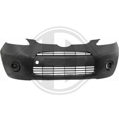 865120X000 STOßSTANGE vorne für HYUNDAI i10 (PA) 08-02.11  GLATT/LACKIERBAR 6852051