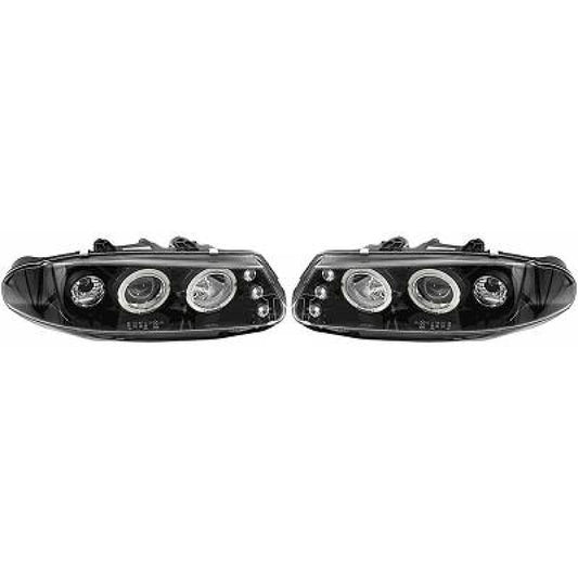 DESIGNSCHEINWF. SET   200, 95-00     KLARGLAS/SCHWARZ 7020380
