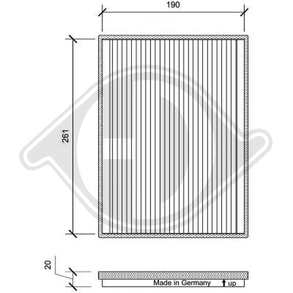 9586164J00 INNENRAUMFILTER  SUZUKI Grand Vitara DCI0157