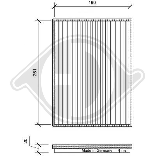 9586164J00 INNENRAUMFILTER  SUZUKI Grand Vitara DCI0157
