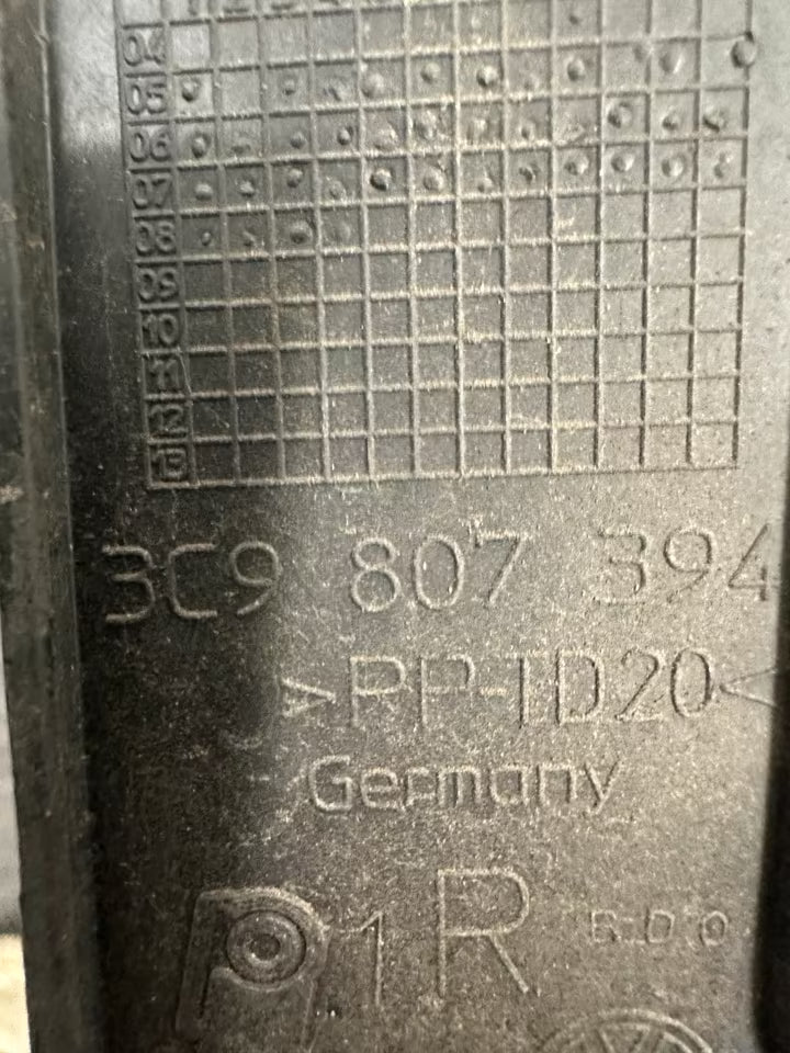 3C9807394 Stoßstangenhalter Set Hinten VW Passat 3C B6 3C9807393