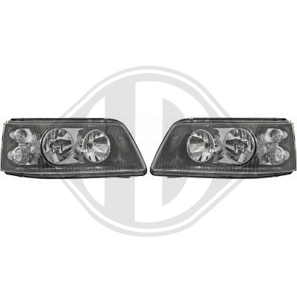 Hauptscheinwerfersatz für VW MULTIVAN T5 03-09              SCHWARZ 2272180