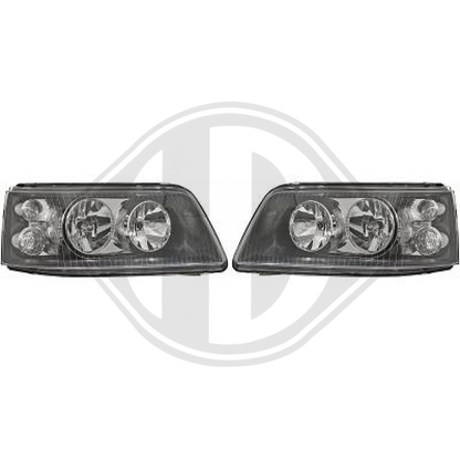 Hauptscheinwerfersatz für VW MULTIVAN T5 03-09              SCHWARZ 2272180