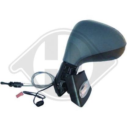 8149ZE SPIEGEL LI.   PEUGEOT 207, 06-12       GRUND;   2-PIN 4226025