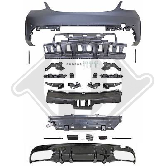 SPORTSTOßSTANGE HI   W205, 14-21     SPORT C43-OPTIK, 1673755