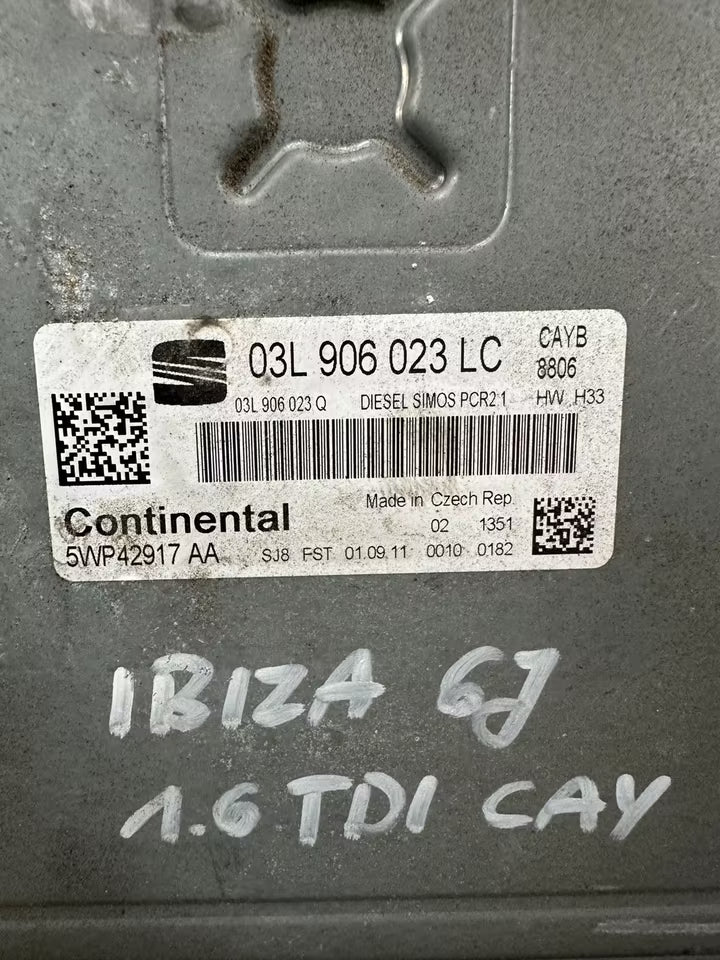 03L906023LC Motorsteuergerät ECU Seat Ibiza 6J