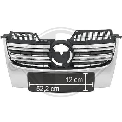 1K5853653A KÜHLERGRILL KPL.    JETTA, 05-10     CHROM   KEIN PDC 2232040