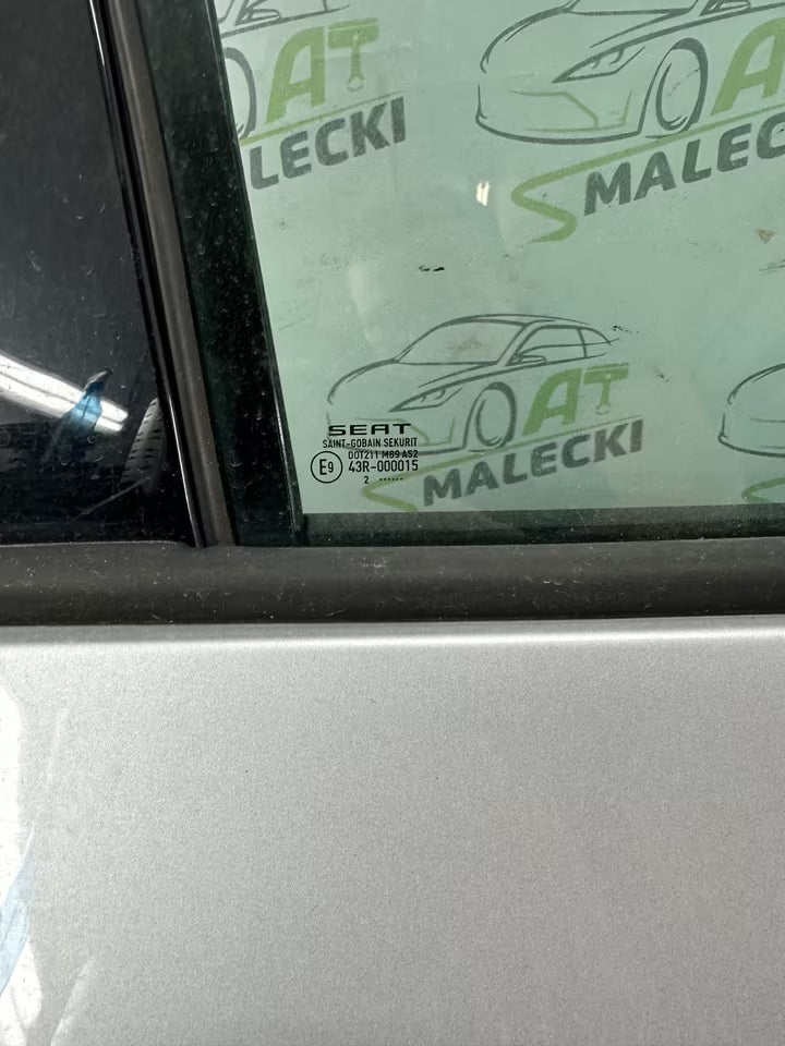 Türe Tür Hinten Rechts Seat Ibiza 6J IV Kombi Farbe LX7W Silber