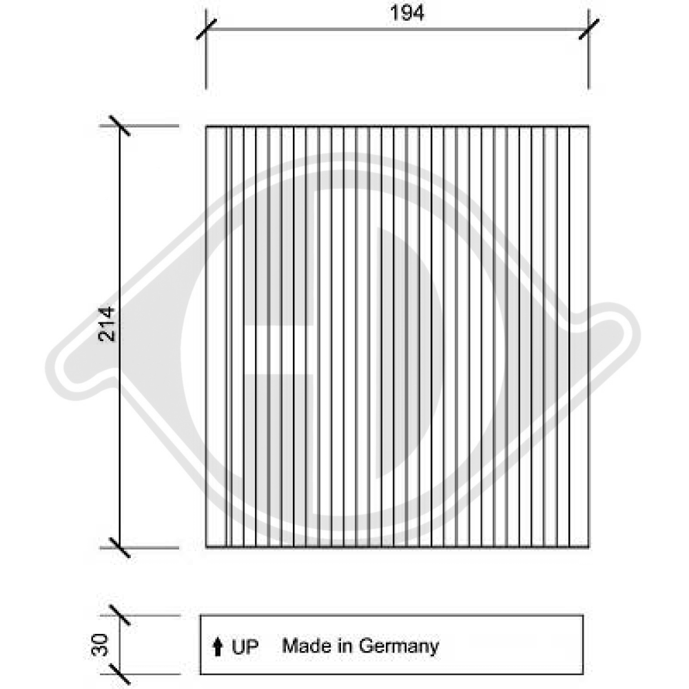 SEDNF29100 INNENRAUMFILTER  LEXUS GS/IS DCI0143