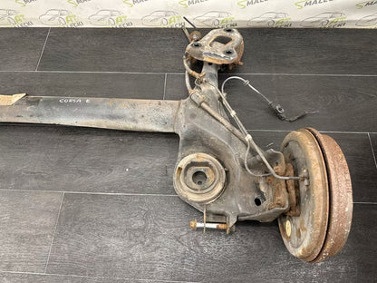 Hinterachse Achse Hinten Opel Corsa E Modell 14-19Bj Trommel