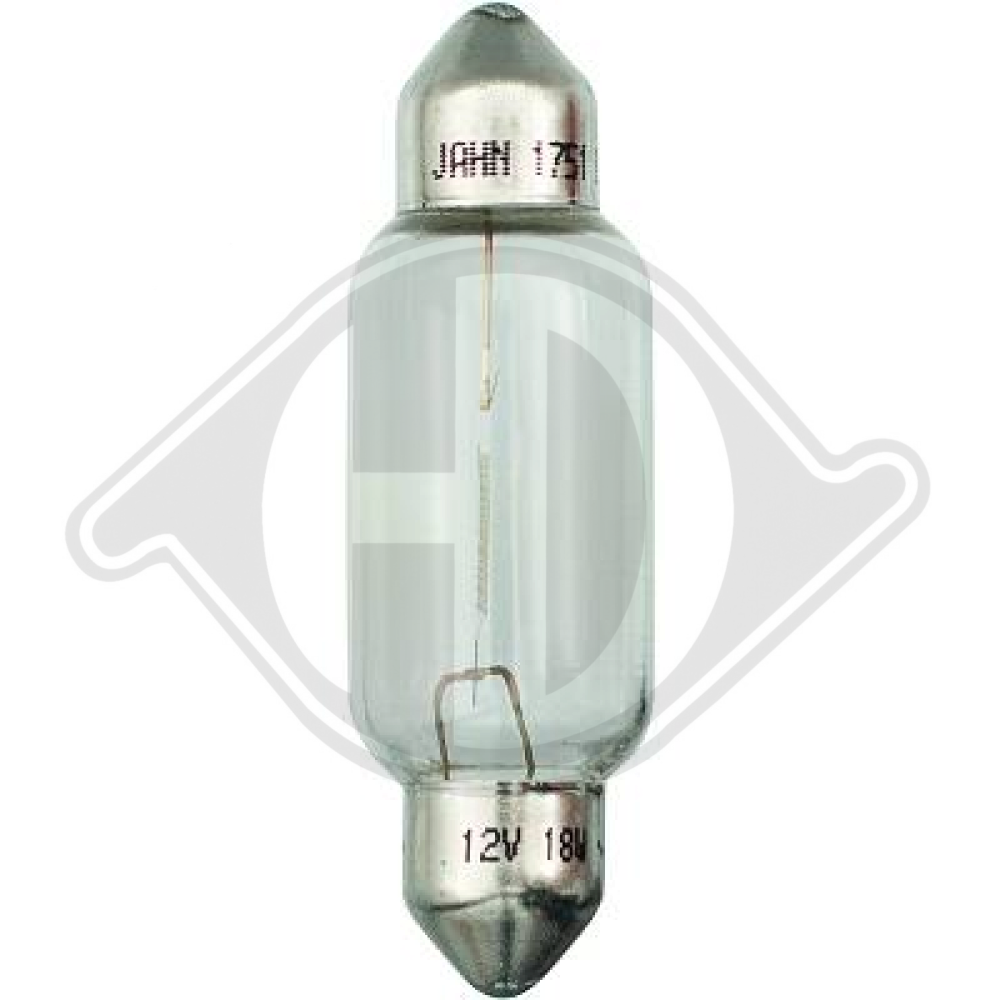 DIN-Type K 12V 18W SV8,5-8 K SOFITTE LID10123