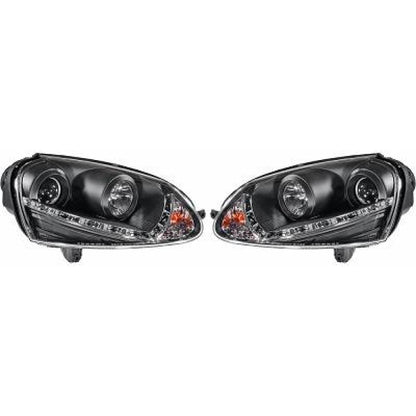 nan DESIGNSCHEINWF.SET GOLF 5, 03->>     KLARGLAS/SCHWARZ 2214685