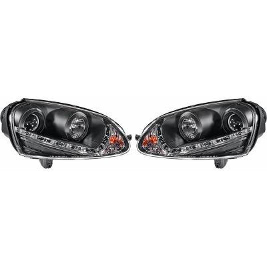 nan DESIGNSCHEINWF.SET GOLF 5, 03->>     KLARGLAS/SCHWARZ 2214685