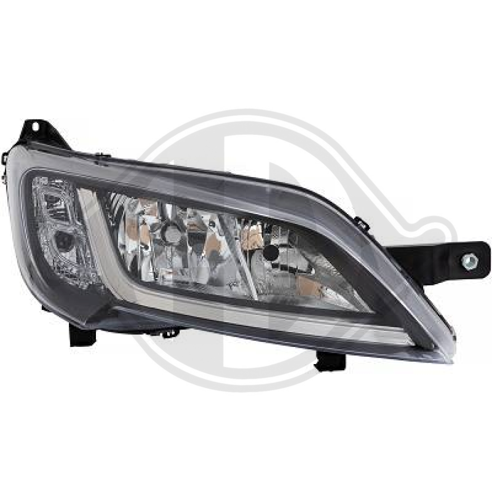1612040580 SCHEINWERFER RE.   DUCATO, 14->>             SCHWARZ; 3484782