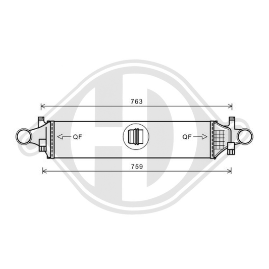 A2465000100 LADELUFTKÜHLER Mercedes A/B-Klasse DCA1098