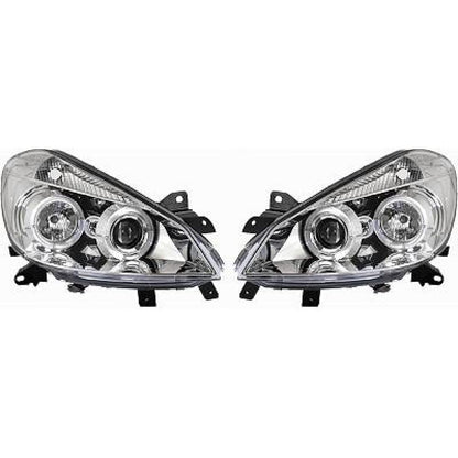 DESIGNSCHEINWERF.SET CLIO, 05-09       KLARGLAS/CHROM 4414880