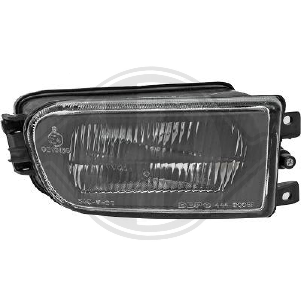 63178377942 NEBELSCHEINW.RE.  BMW E39, 95-00       GLAS GERIFFELT 1223188