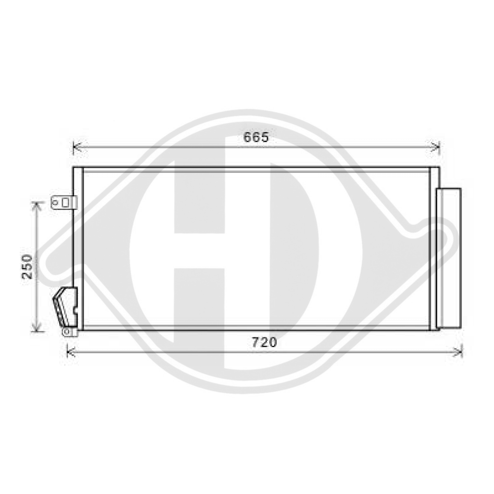 51838048 KONDENSATOR FIAT DOBLO 01/2010 DCC1634