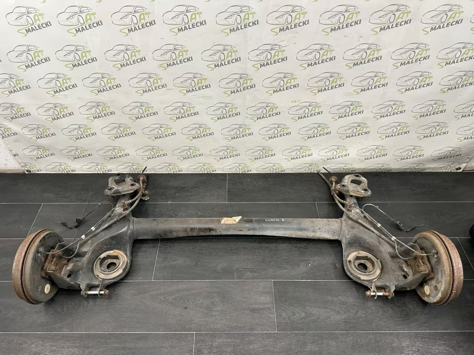Hinterachse Achse Hinten Opel Corsa E Modell 14-19Bj Trommel