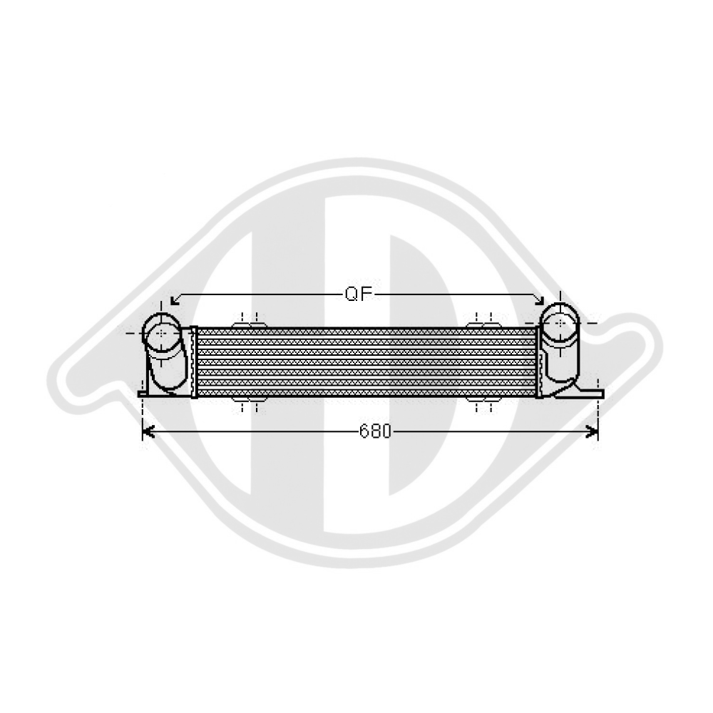 17517798788 LADELUFTKÜHLER BMW 1 E87/E88/E82 DCA1113