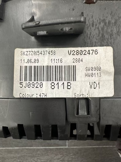 5J0920811B Tacho Kombiinstrument Skoda Roomster 5J7 109000km