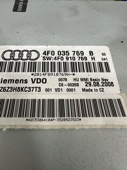 4F0035769B Cd Navigation Rechner Audi A6 4F C6 Modelle