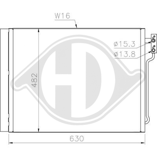 64536805453 KONDENSATOR  BMW Nov 17 DCC1577
