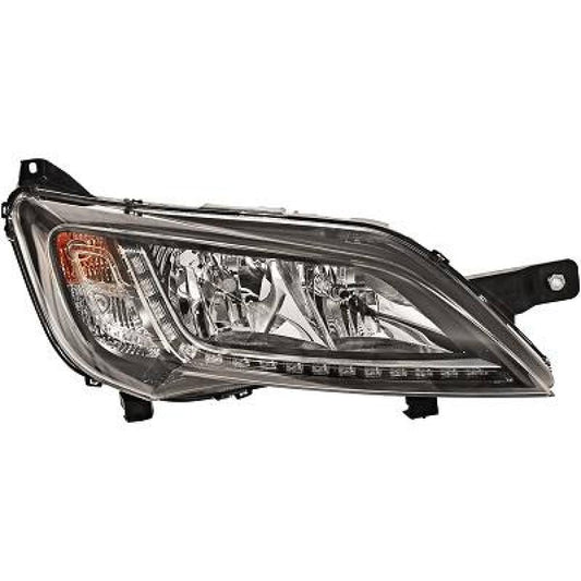 1375098080 SCHEINWERFER SCHWARZ RECHTS passend für CITROËN JUMPER OPEL MOVAN 14->>  SCHWARZ+LED TAGF.L. 3484884