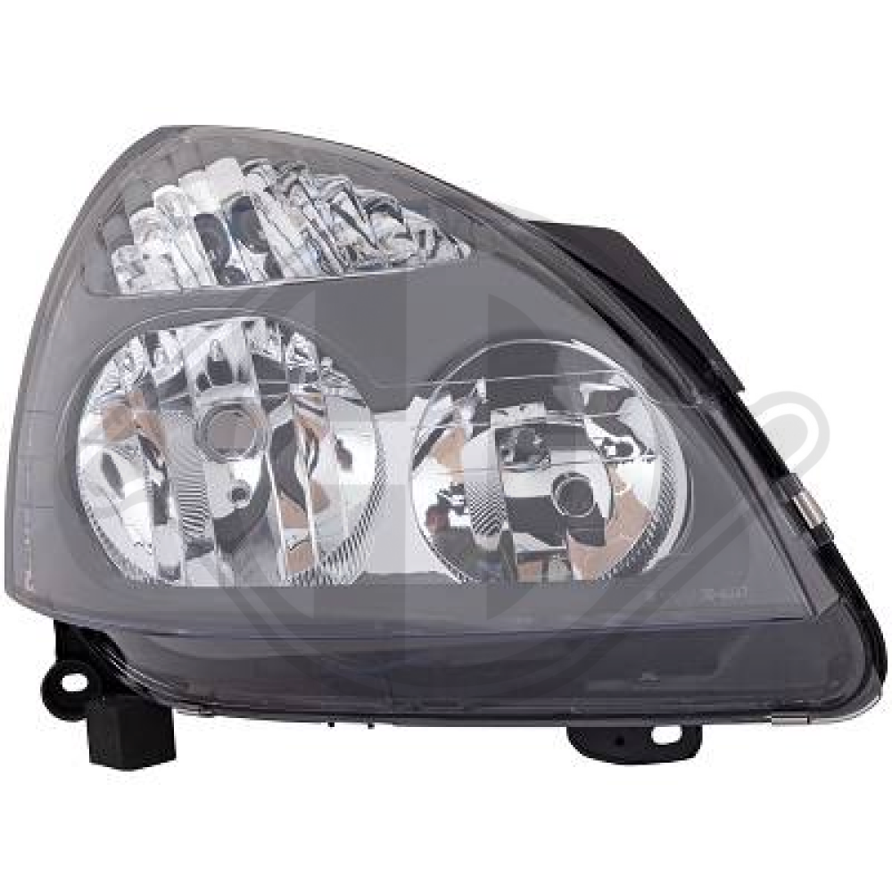 7701057658 SCHEINWERFER RE.     CLIO, 04-09          GRAUE MASKE 4413186
