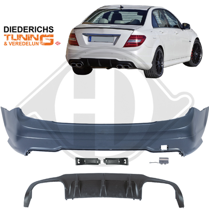 STOßSTANGE HINTEN DB W204, 07-14         LACKIERFÄHIG 1672955