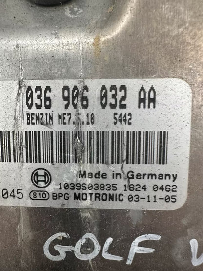036906032AA Motorsteuergerät ECU VW Golf V 1.4 BCA