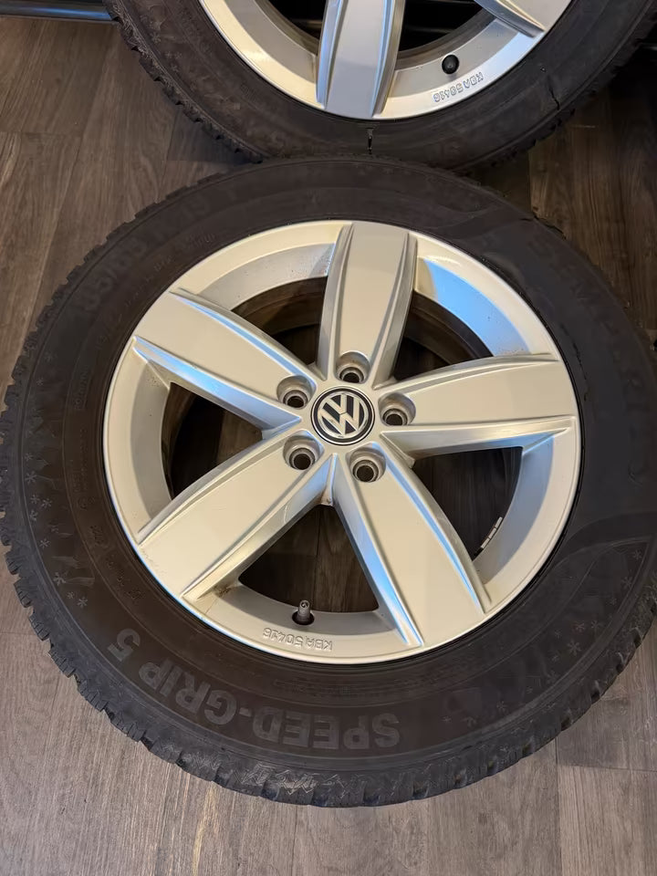 Original Alufelgen Kompletträder Set Vw Polo 2G Modell 185 65 R15