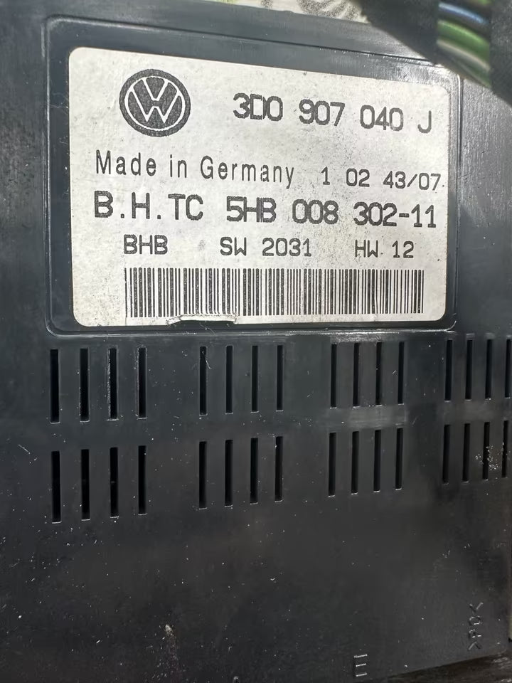 3D0907040J Steuergerät Klimaanlage für VW Phaeton 3D