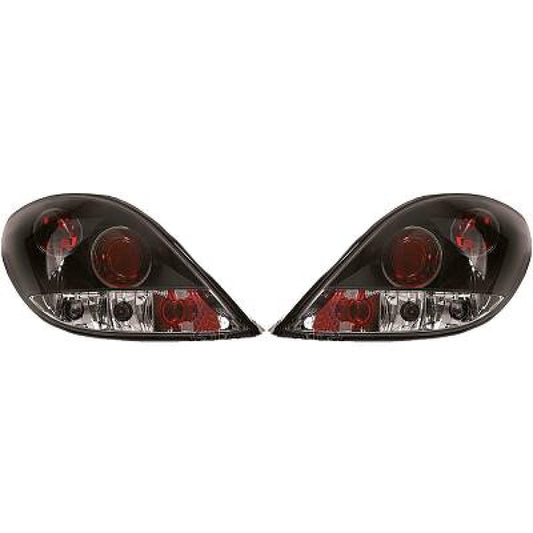 nan DESIGNRÜCKLAMPEN SET  207, 06-12     KLARGLAS/SCHWARZ 4226195