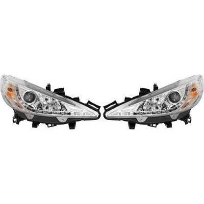 nan DESIGNSCHEINWERFE.SET 207, 06-12       KLARGLAS/CHROM 4226586