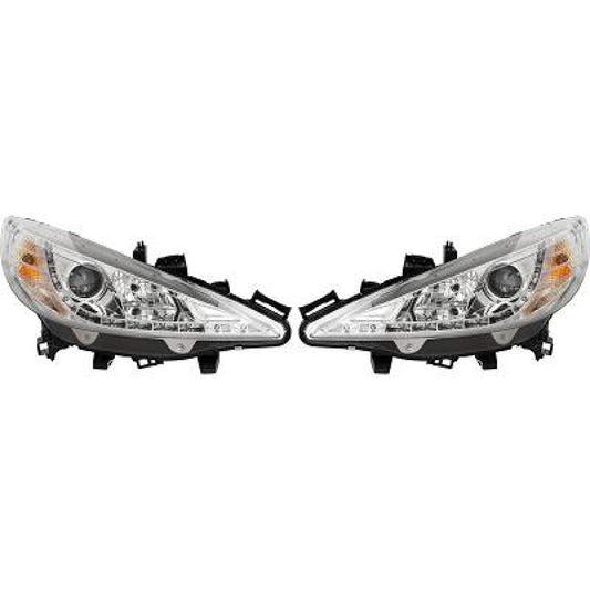 nan DESIGNSCHEINWERFE.SET 207, 06-12       KLARGLAS/CHROM 4226586