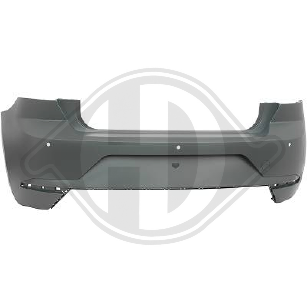 6F0807421E STOßSTANGE hinten für SEAT IBIZA V (KJ1) 17->>    FÜR PDC(3 LÖCHER) 7428056