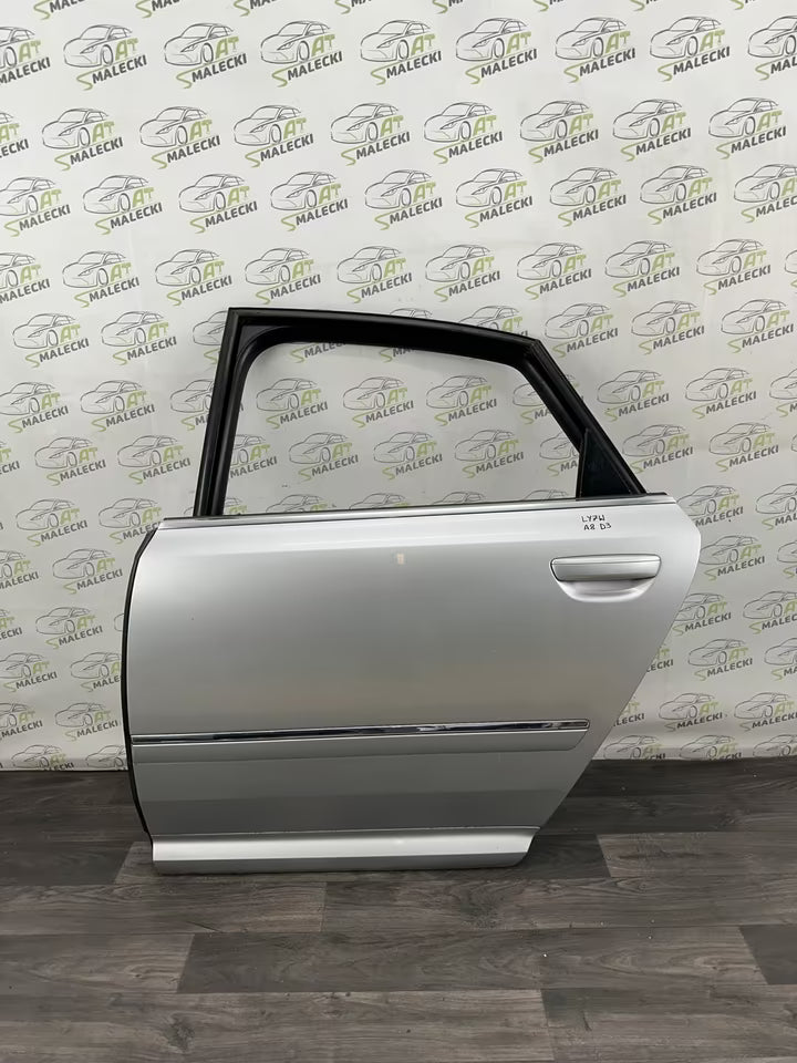 Türe Tür Hinten Links Audi A8 D3 4E Modelle Farbe LY7W Silber