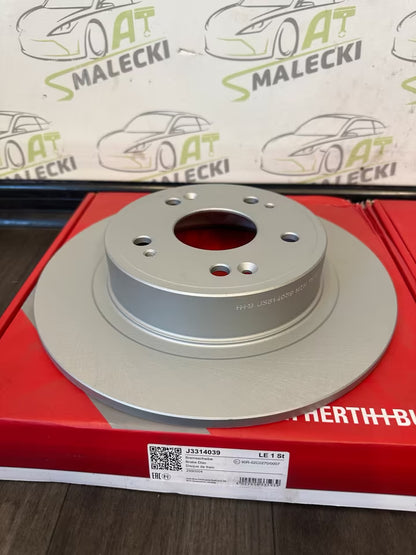 2 Stück Neue Bremsscheiben Hinten für Honda Accord